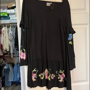 ASOS floral embroidered dress